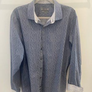 Mens Kenneth Cole Reaction Dress Shirt XL